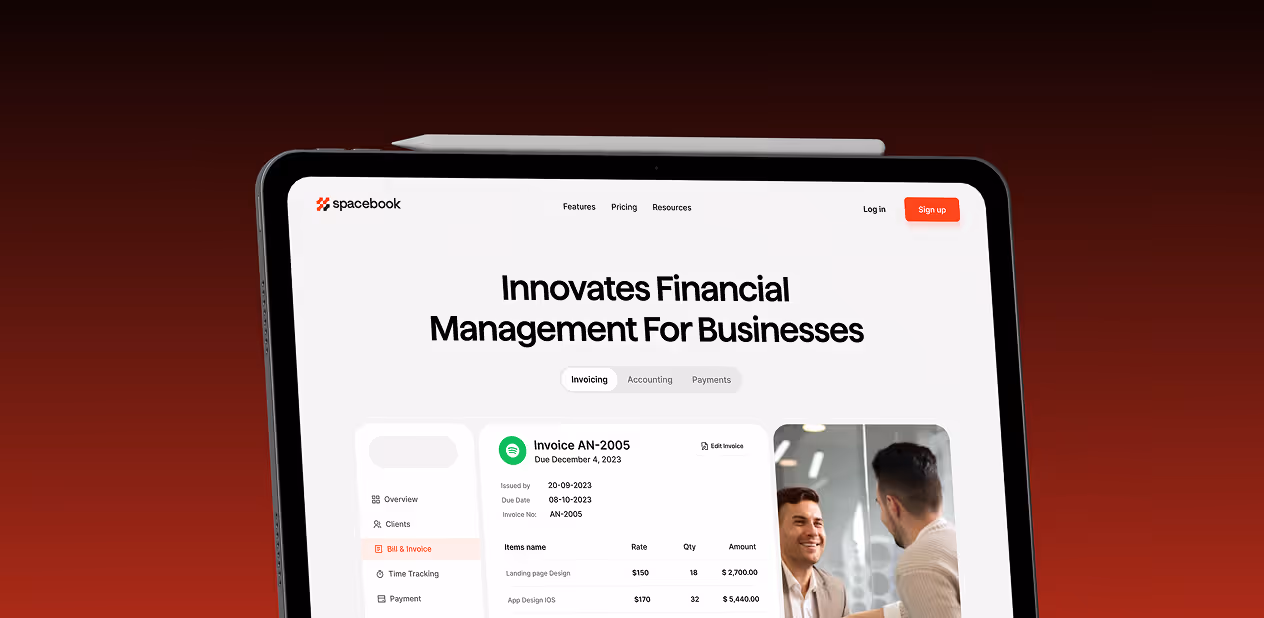 Spacebook accounting software