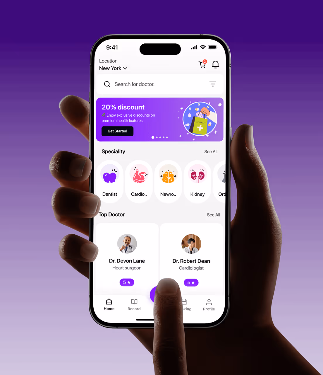 Usability testing on a healthcare mobile app